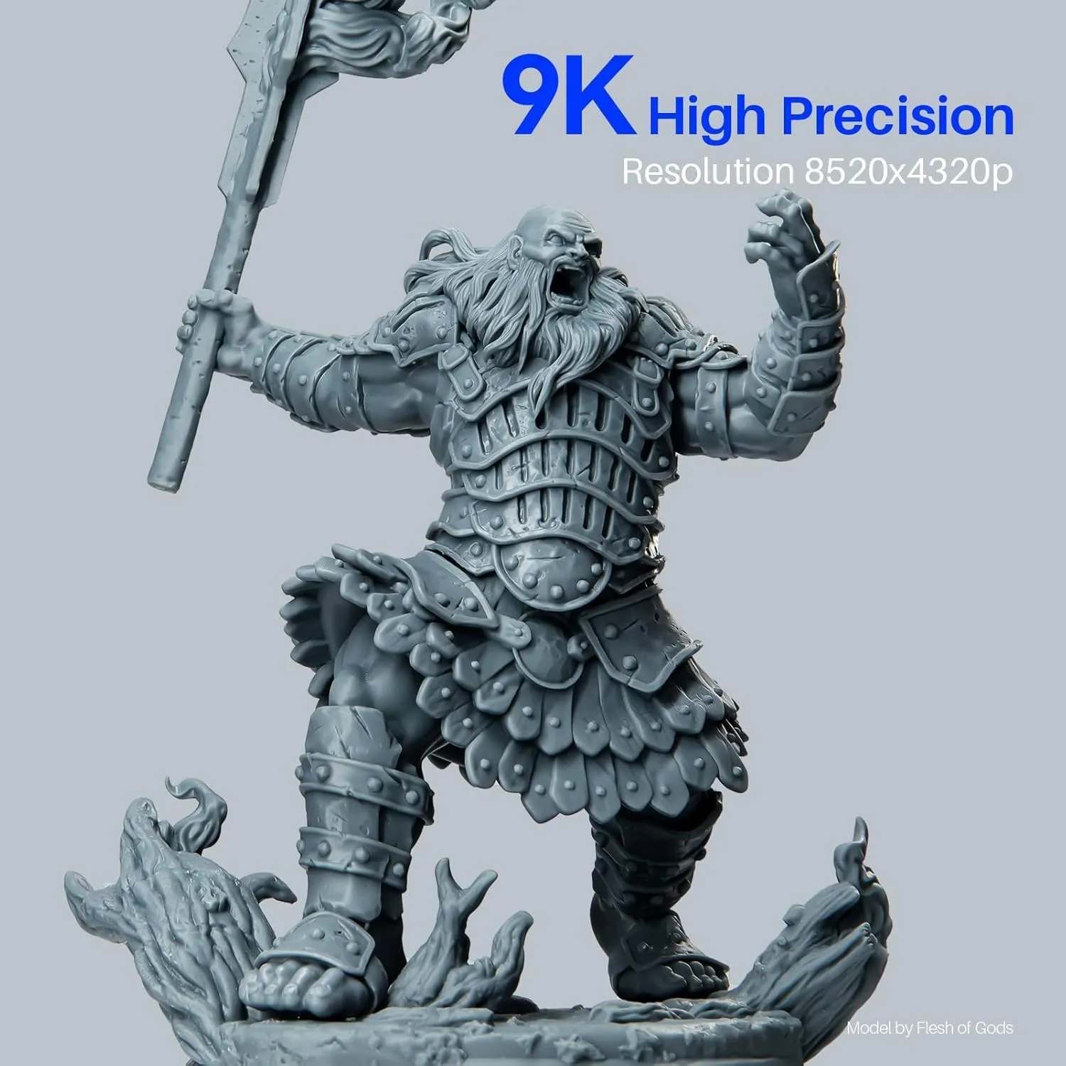 ELEGOO Mars 5 Ultra 9K Resin 3D Printer, 150mm/h High Speed Printing, Smart Automatic Leveling, Intelligent Detection, WiFi-Transfer, Printing Size of 6.04 x 3.06 x 6.49 inch
