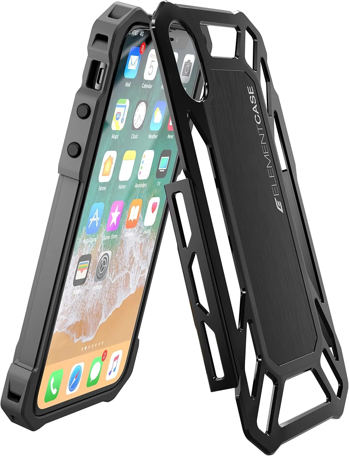 Element Case Roll Cage Case for iPhone XS/X - Black (EMT-322-176EY-01)