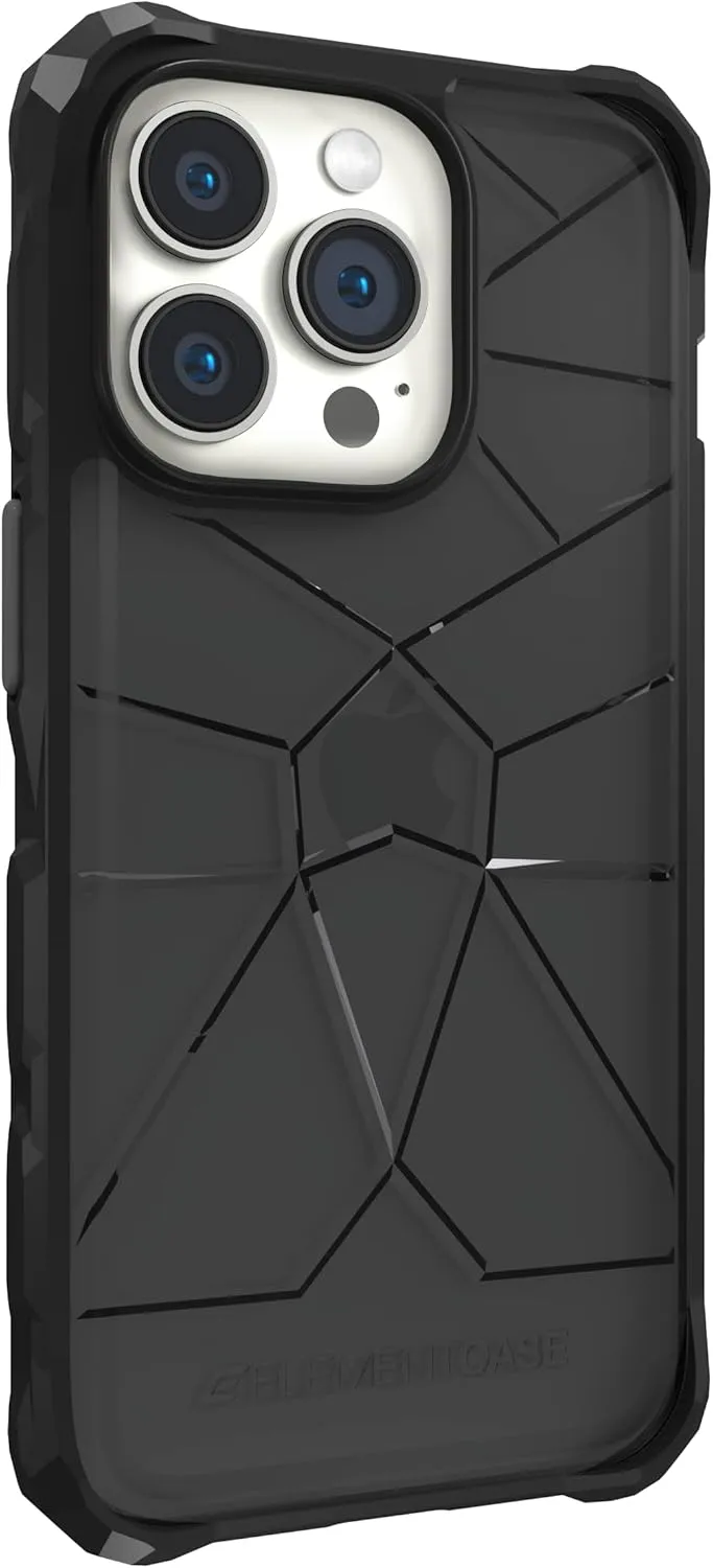 Element Case Special Ops for iPhone 14 Pro Max (6.7") - Aggressively Rugged, Lightweight, and Mil-Spec Drop Tested - Smoke/Black - (EMT-322-262FT-01)