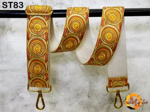 Embroidered Purse Strap Crossbody Strap for Purses Boho Bags Strap Embroidery Replacement Strap Boho Guitar Strap Handbag Strap gift for mom