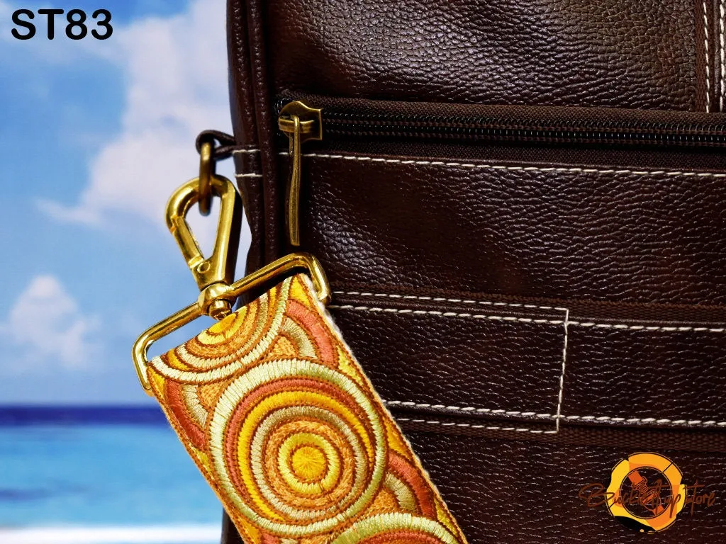 Embroidered Purse Strap Crossbody Strap for Purses Boho Bags Strap Embroidery Replacement Strap Boho Guitar Strap Handbag Strap gift for mom