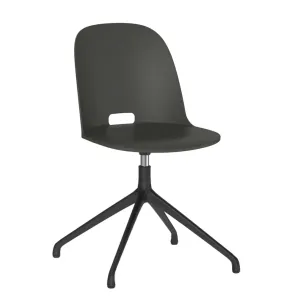 Emeco Alfi Work Swivel Chair With Glides