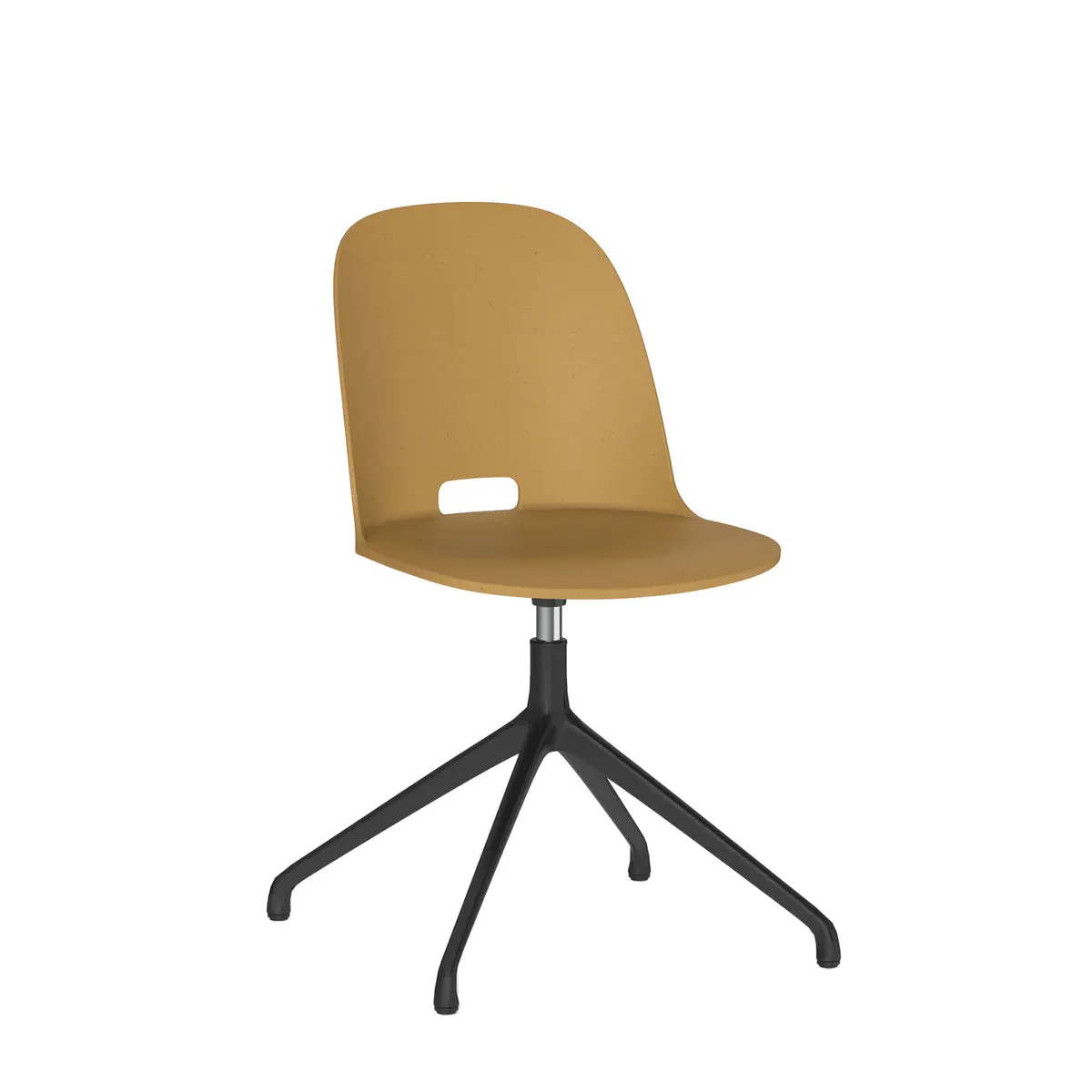 Emeco Alfi Work Swivel Chair With Glides
