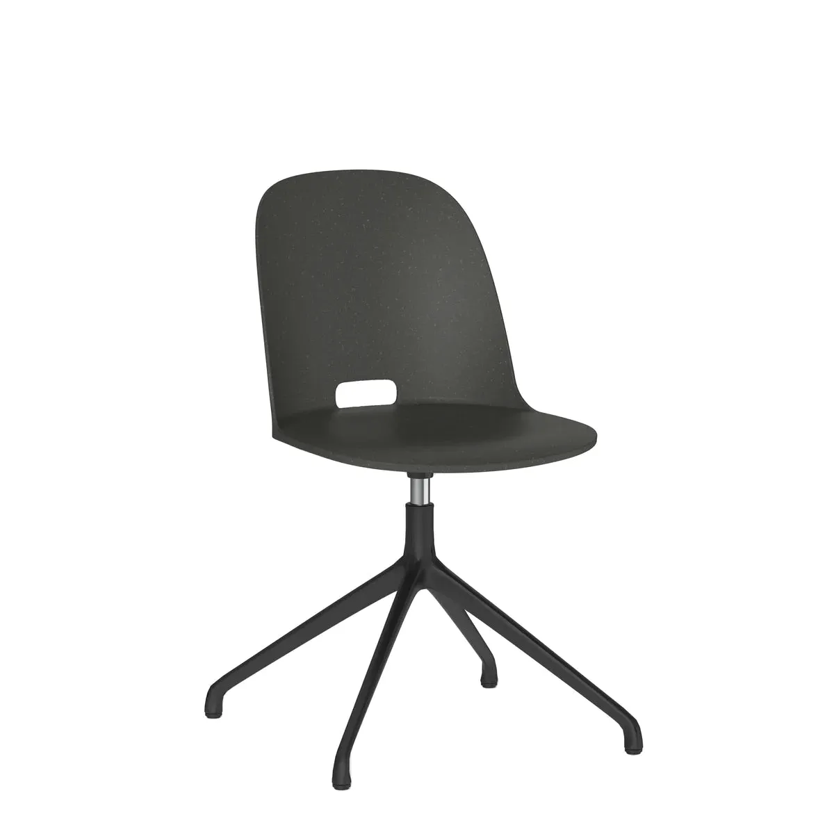 Emeco Alfi Work Swivel Chair With Glides