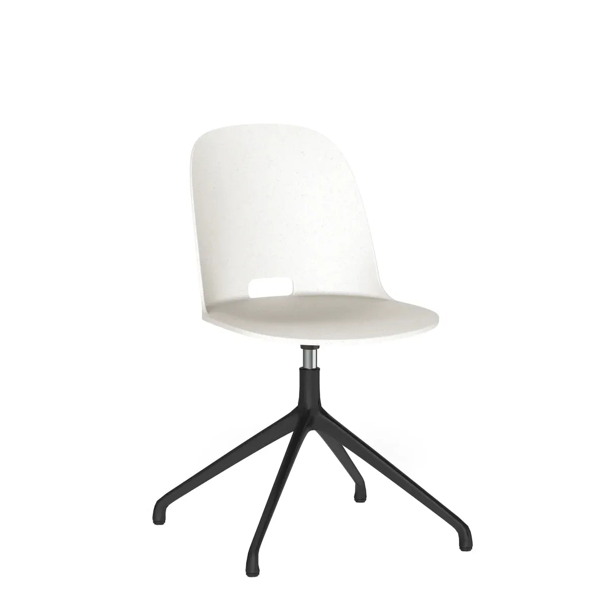 Emeco Alfi Work Swivel Chair With Glides