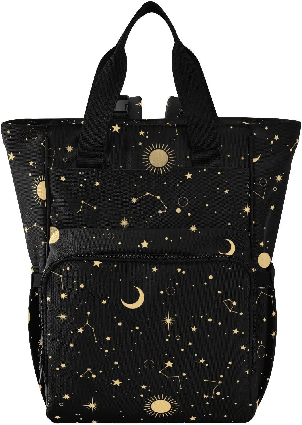 Emelivor Stars Constellations Diaper Bag Backpack Large Capacity with Insulated Pockets Baby Bag Diaper Bags for Boy Girl Mama Travel Mom Dad