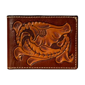 Engraved Bill Fold Wallet