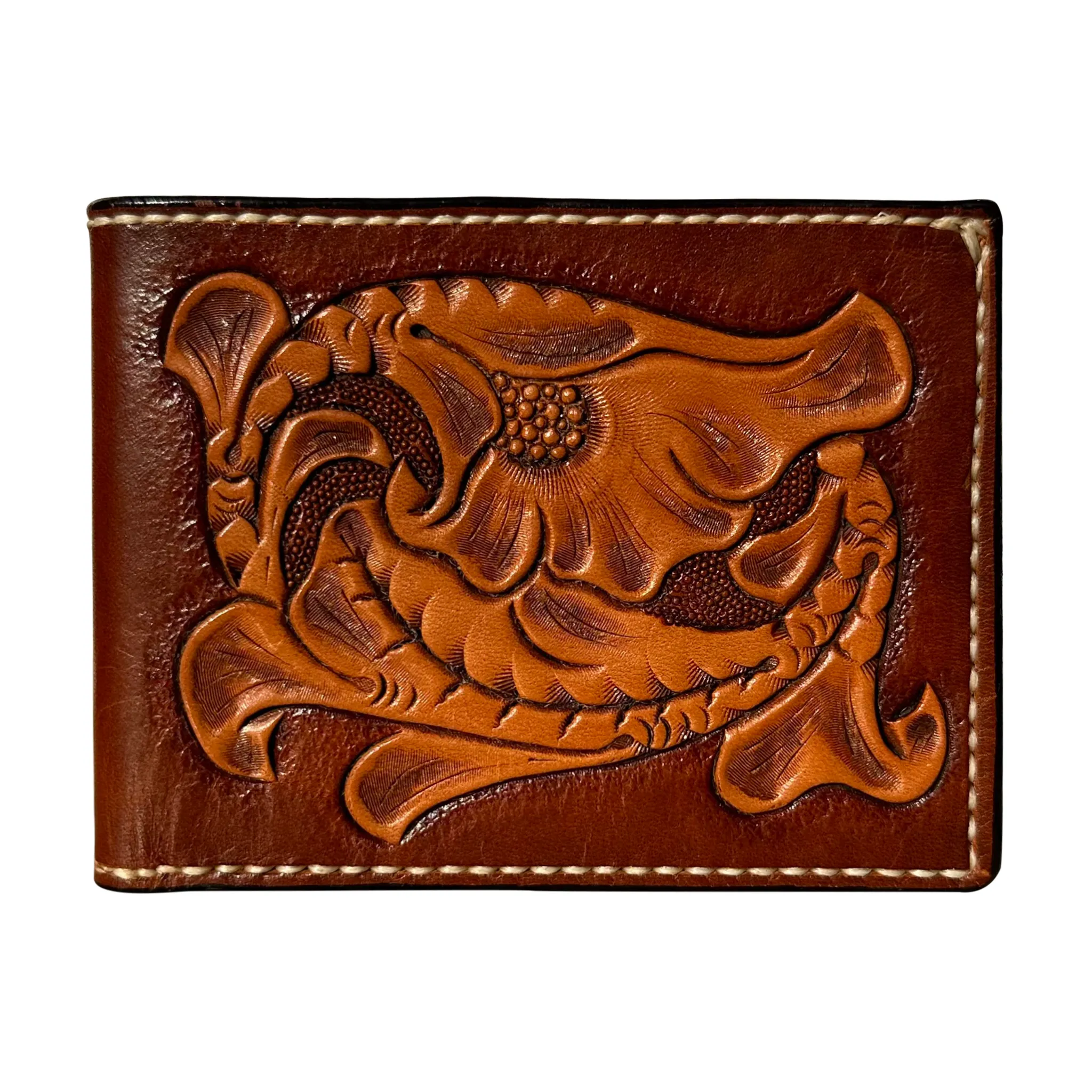 Engraved Bill Fold Wallet