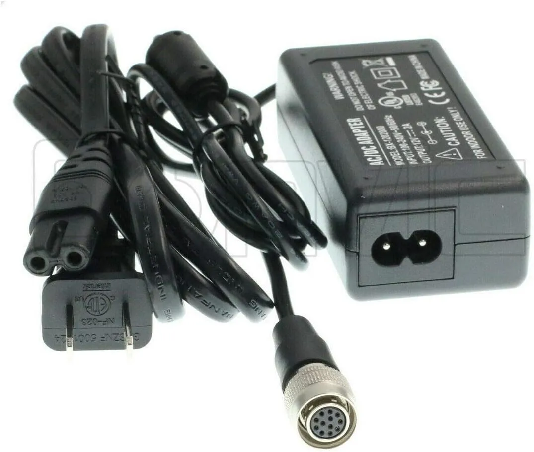 Eonvic Hirose 12 pin HRS Female 12V 2A Power Adapter for Basler AVT GIGE Industrial Camera