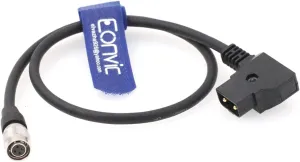 Eonvic Hirose 4 Pin Female to Dtap Power Cable for SmallHD DP7 AC7 OLED Monitor (Straight Hirose 4pin to Dtap)