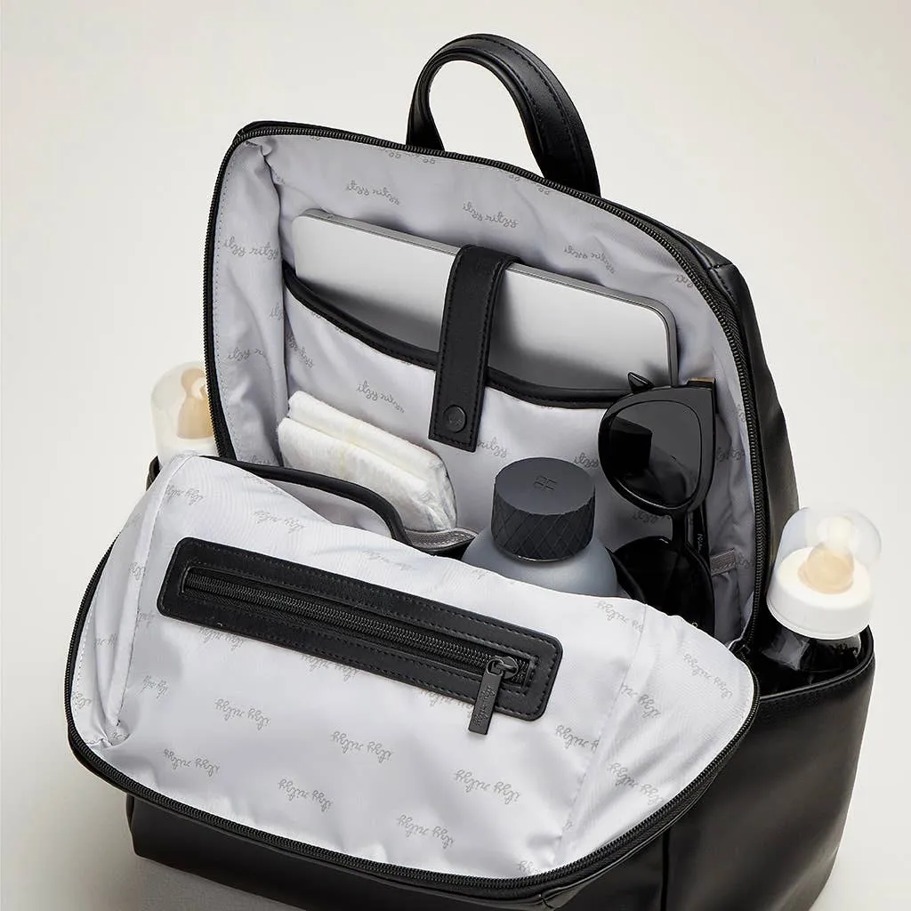 Eras Backpack™ Diaper Bag: Cognac
