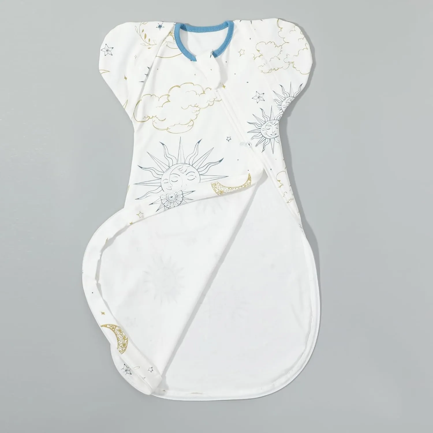 Eray Baby Zipper Swaddle Transitonal Sleep Sack 3-6Months Infant Sleeping Bag Wearable Blanket Sleepwear
