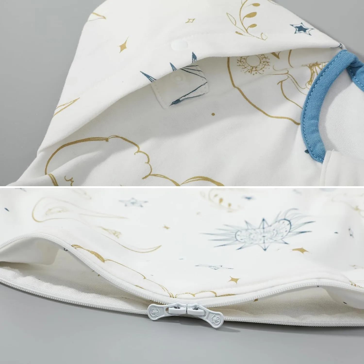 Eray Baby Zipper Swaddle Transitonal Sleep Sack 3-6Months Infant Sleeping Bag Wearable Blanket Sleepwear