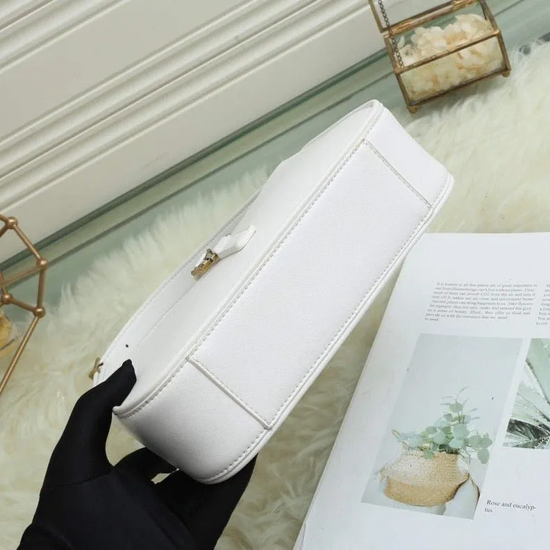 ESMEE - Hobo Logo-plaque Shoulder Bag White