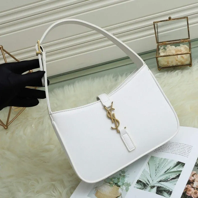 ESMEE - Hobo Logo-plaque Shoulder Bag White