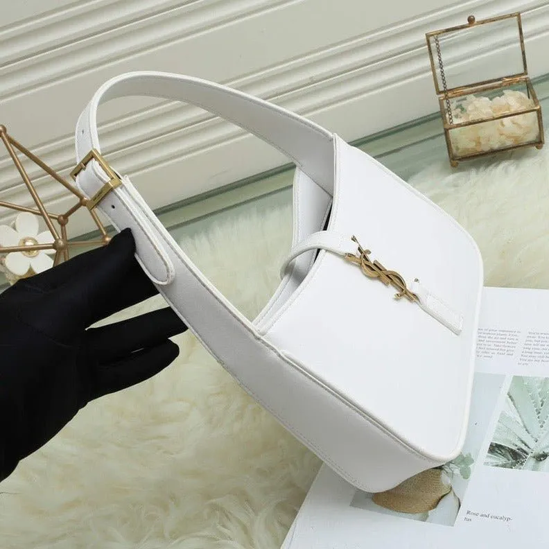 ESMEE - Hobo Logo-plaque Shoulder Bag White
