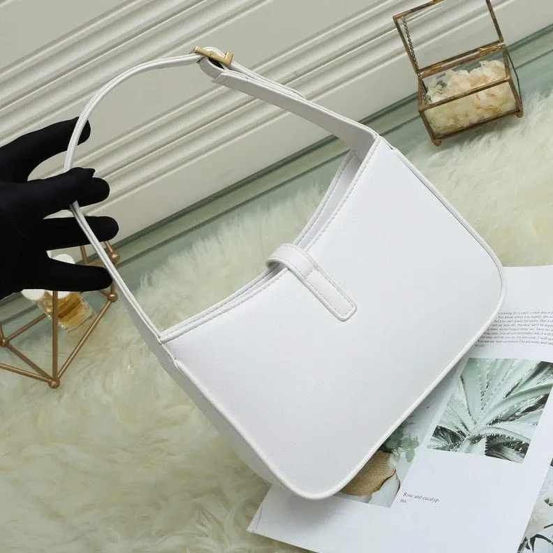 ESMEE - Hobo Logo-plaque Shoulder Bag White