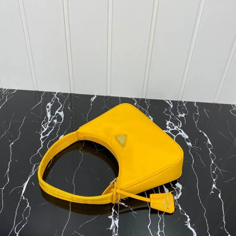 ESMEE - Vintage Nylon Hobo Bag Yellow