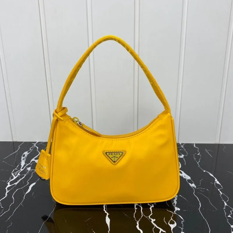 ESMEE - Vintage Nylon Hobo Bag Yellow