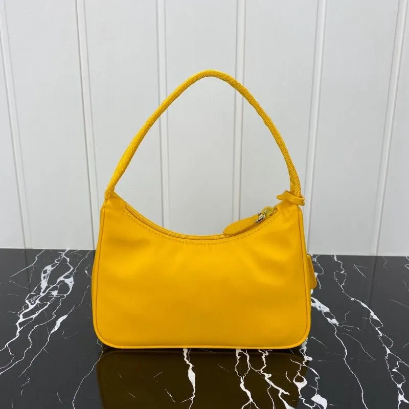 ESMEE - Vintage Nylon Hobo Bag Yellow