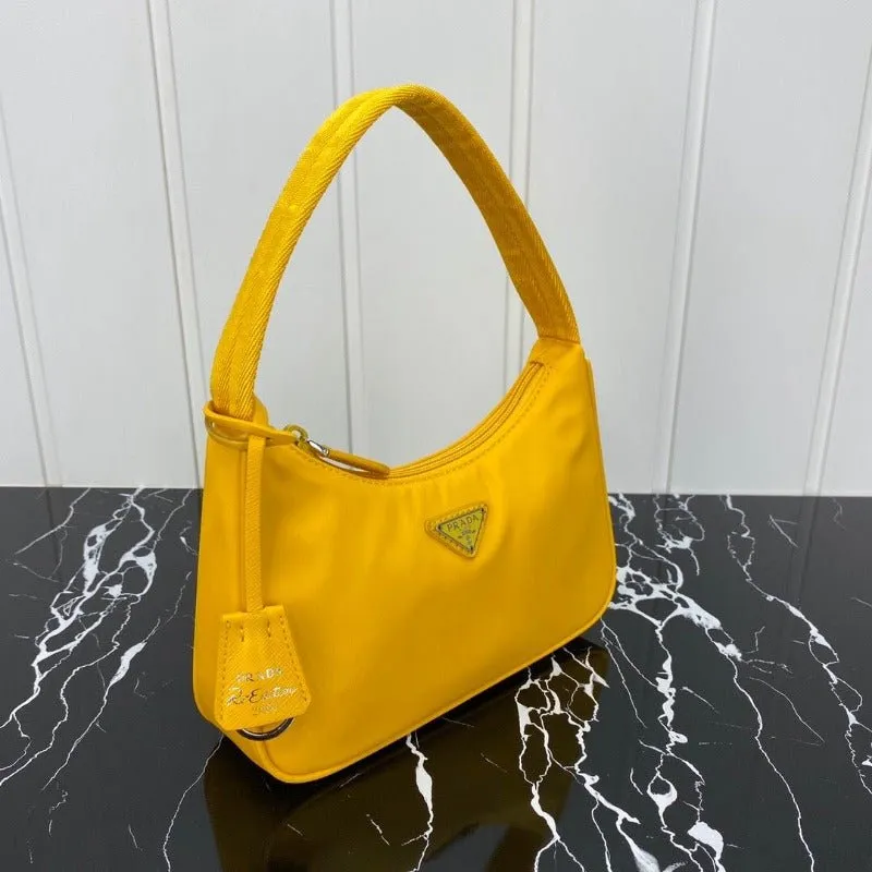 ESMEE - Vintage Nylon Hobo Bag Yellow