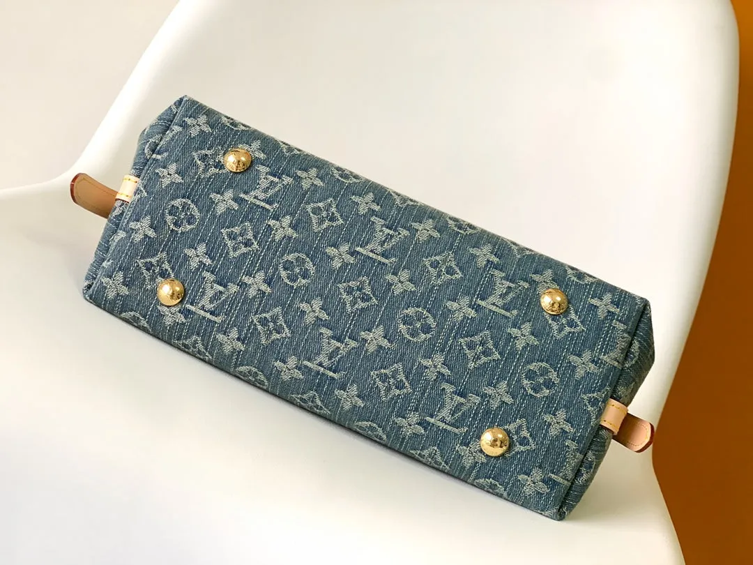 Exclusive options 29 CARRYALL Multi-purpose PM BLUE Vuitton DENIM Louis