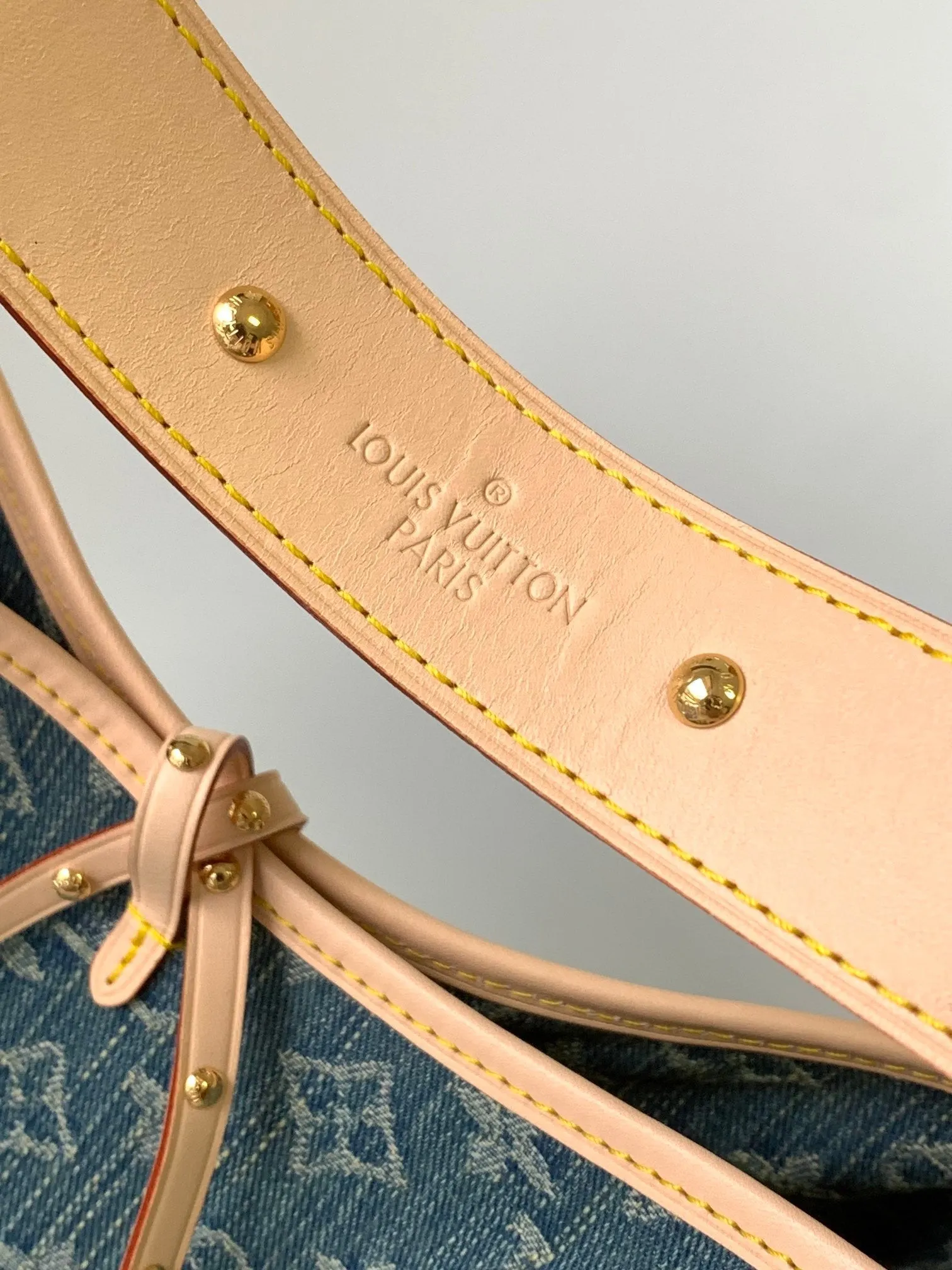 Exclusive options 29 CARRYALL Multi-purpose PM BLUE Vuitton DENIM Louis