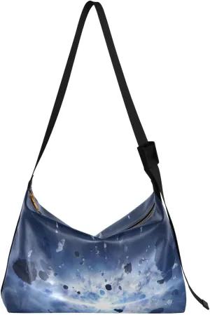 Explosion Universe Womens Shoulder Bag Hobo Crossbody Leather Casual Tote Bag for Women Large Handbag Shopping Bag