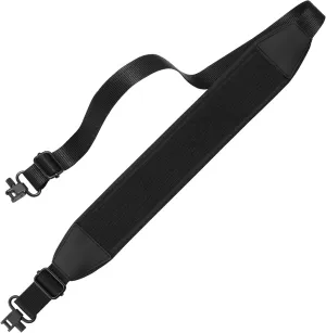EZshoot Two Point Sling with Swivels, Comfortable Neoprene Padded, Length Adjustable Shoulder Strap for Outdoors