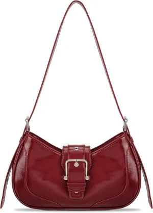FALETO Y2K Purses for Women Casual Hobo Handbag Trendy Shoulder Bag Vegan Leather Underarm Purse