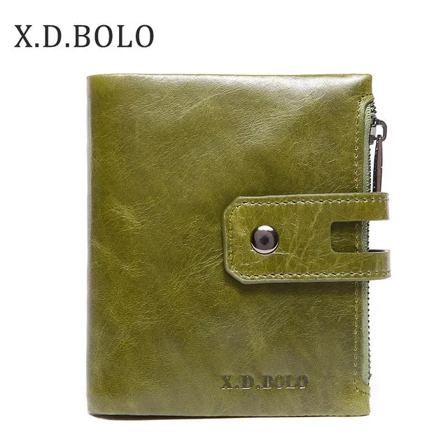 Fashion Design Wallet Women Genuine Leather
