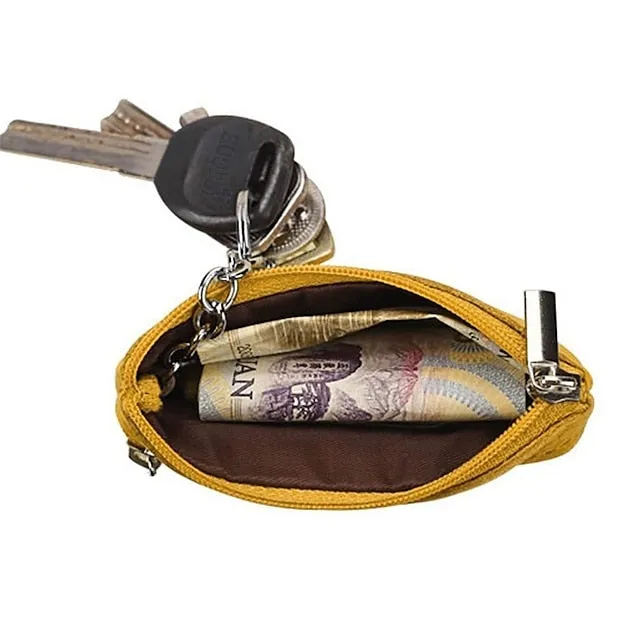 Fashion Leather Mini Coin Change Purse Wallet Clutch Zipper Small Soft Key Card Holder Money Bag Pocket Wallets