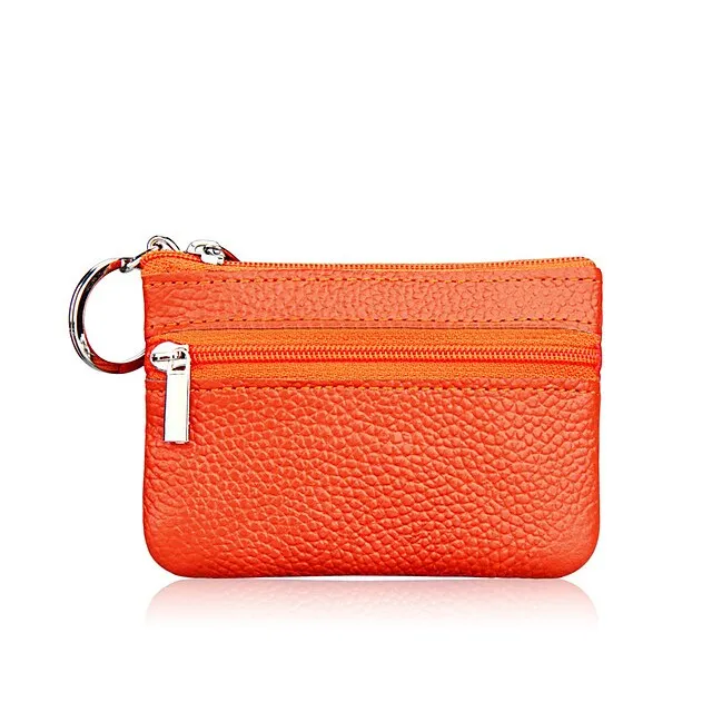 Fashion Leather Mini Coin Change Purse Wallet Clutch Zipper Small Soft Key Card Holder Money Bag Pocket Wallets