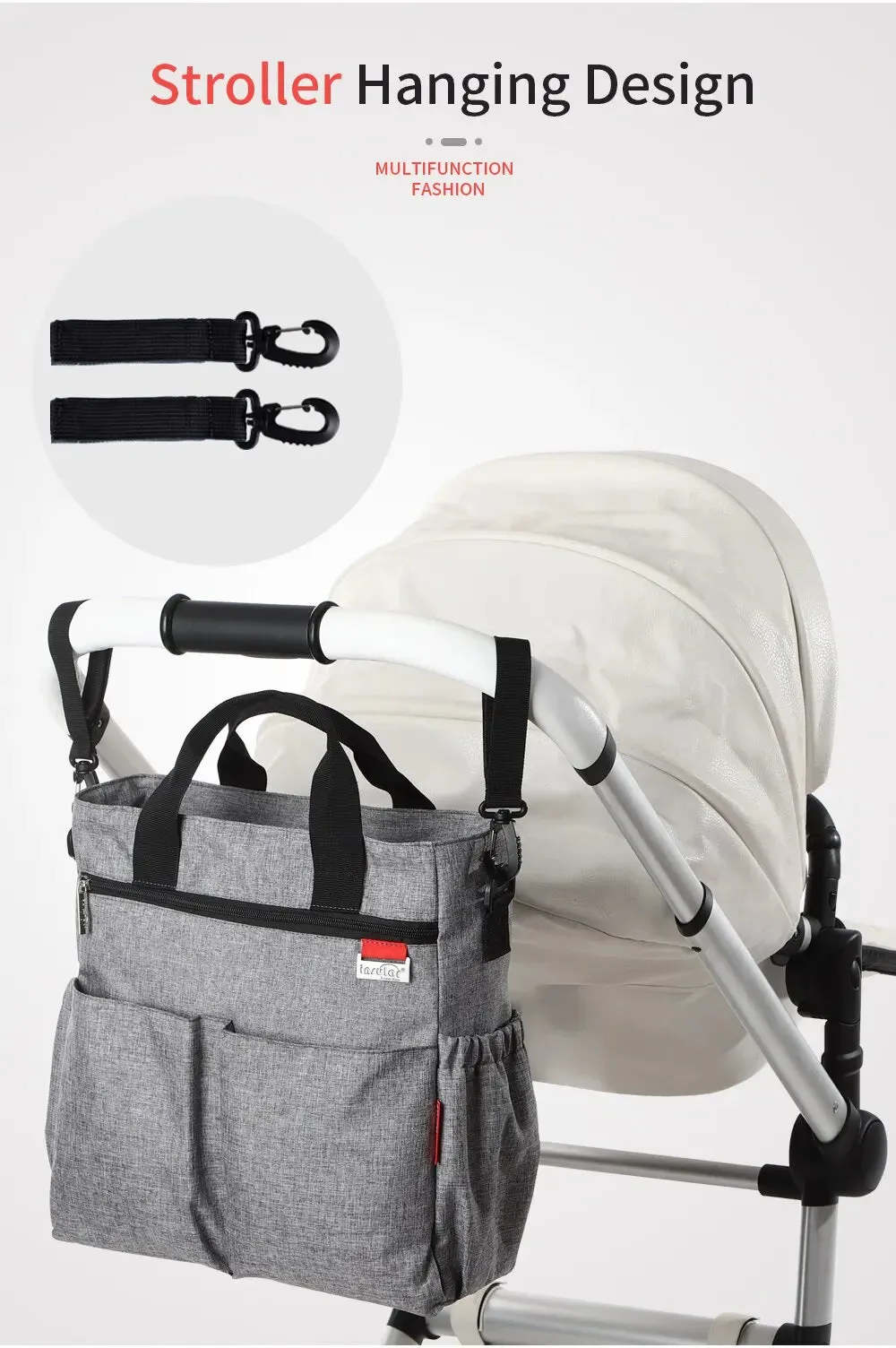 Fashion Waterproof Diaper Tote Bag