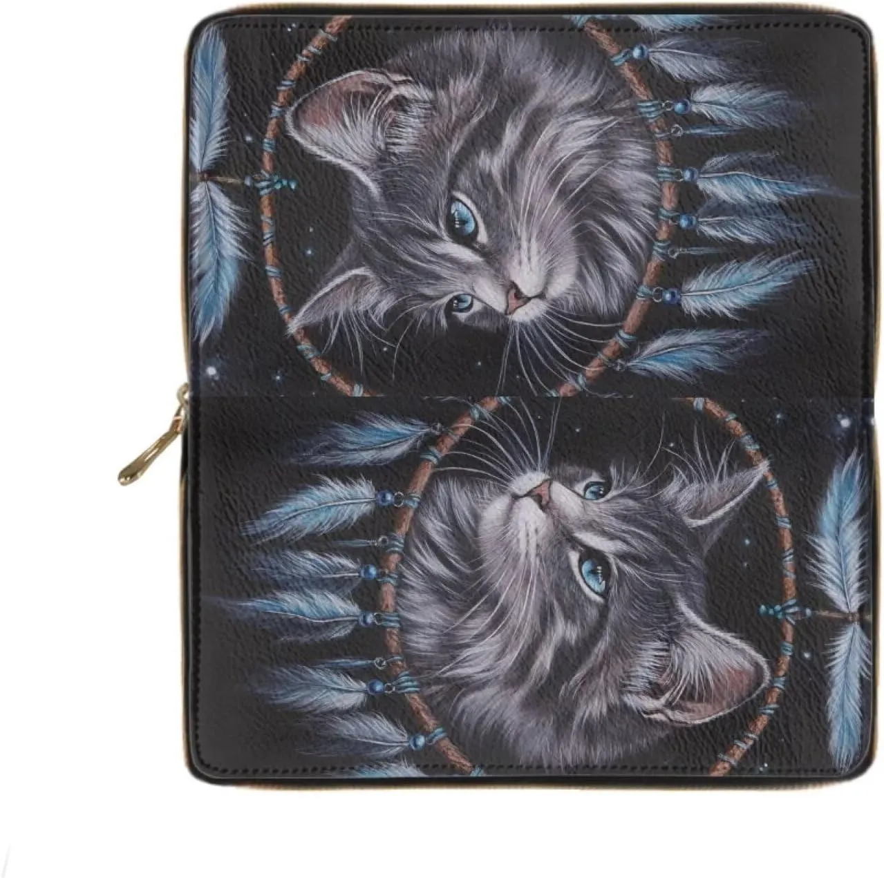 Fashion Women Zip Around Long Wallet PU Phone Clutch Travel Card Holder Purse