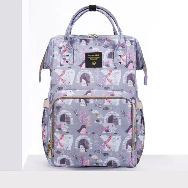 Fashionable Mummy Large Diaper Backpack Bag