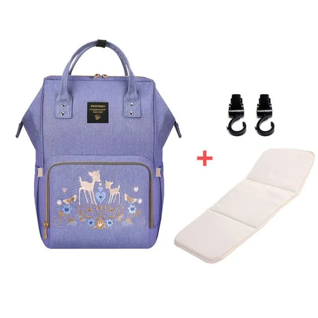 Fashionable Mummy Large Diaper Backpack Bag