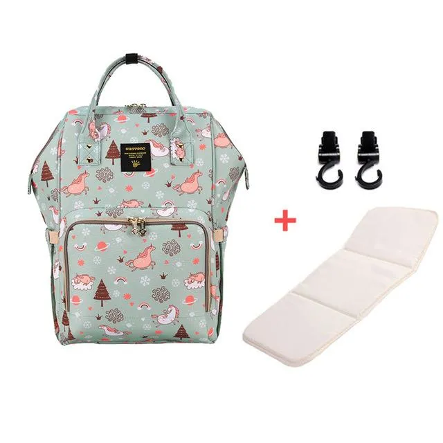 Fashionable Mummy Large Diaper Backpack Bag