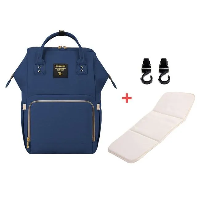 Fashionable Mummy Large Diaper Backpack Bag