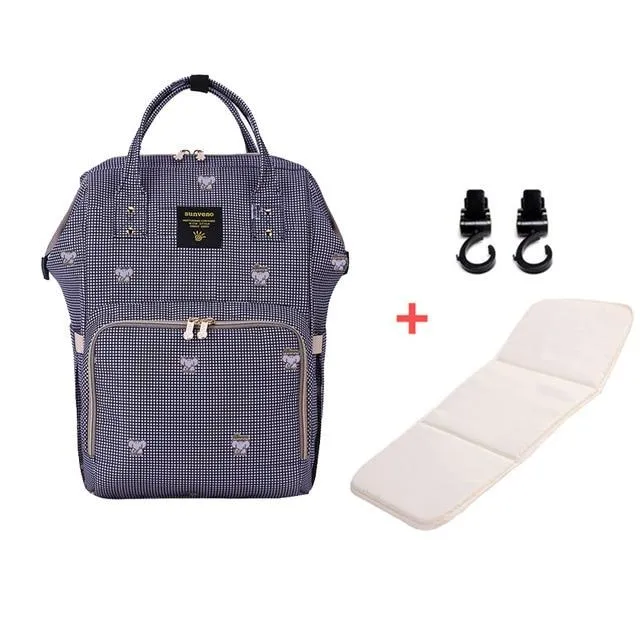 Fashionable Mummy Large Diaper Backpack Bag