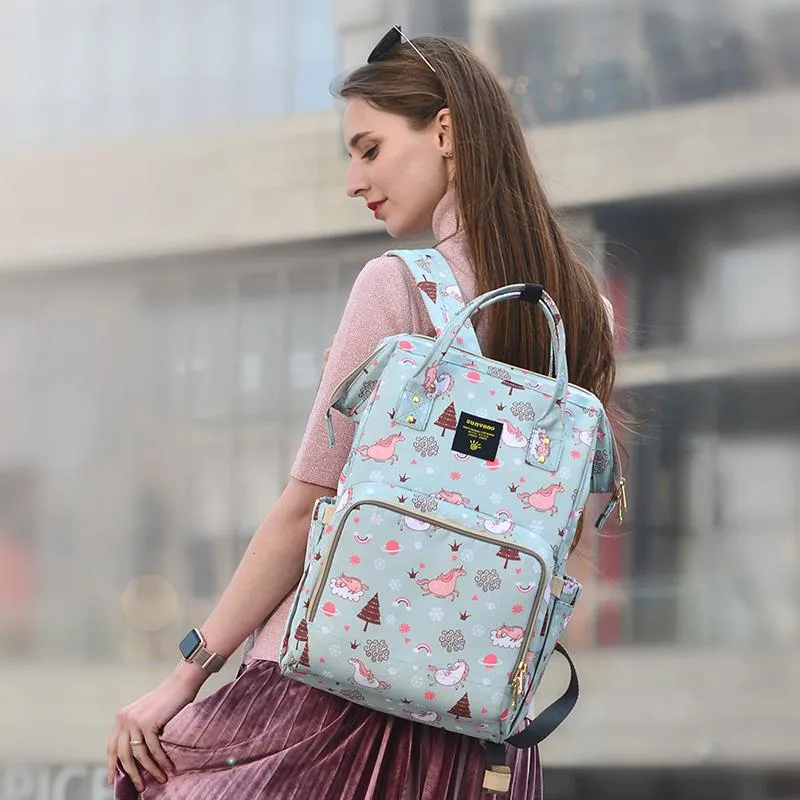 Fashionable Mummy Large Diaper Backpack Bag