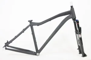 Fat Bike Boris FS Aluminum Frame Set with RS Bluto Suspension Fork - for 26 Inch Wheels