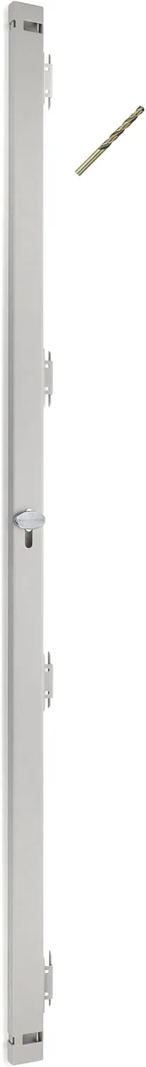 File Cabinet Locking Bar. Fits 5 Drawer File Cabinets. Includes Cobalt Drill Bit. (Beige)