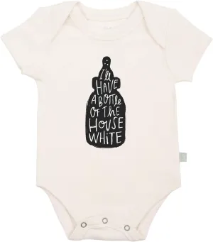 Finn   Emma Organic Cotton Graphic Baby Onesie - Gender Neutral Bodysuits for Babies 0-12 Months in Multiple Sizes and Styles