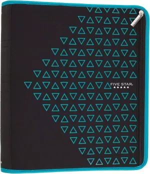 Five Star Zipper Binder, 2 Inch 3 Ring Binder, Xpanz Expandable with Interior Pockets, Assorted Colors, Color Selected For You, 1 Count (29040)