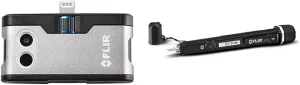 FLIR ONE Gen 3 iOS Thermal Camera Bundle with Moisture Meter Pen and Flashlight