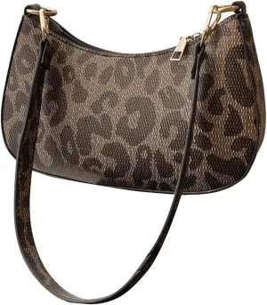 Floerns Women's Leopard Print Underarm Shoulder Bag Cheetah Hobo Handbag Clutch Purse