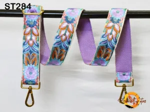 Floral Embroidered Purse Strap Crossbody Strap for Purses Handbag Boho Bag Strap Embroidery Replacement Strap Boho Guitar Strap Gift for her