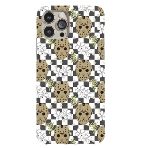 Floral Jason Checker Phone Case