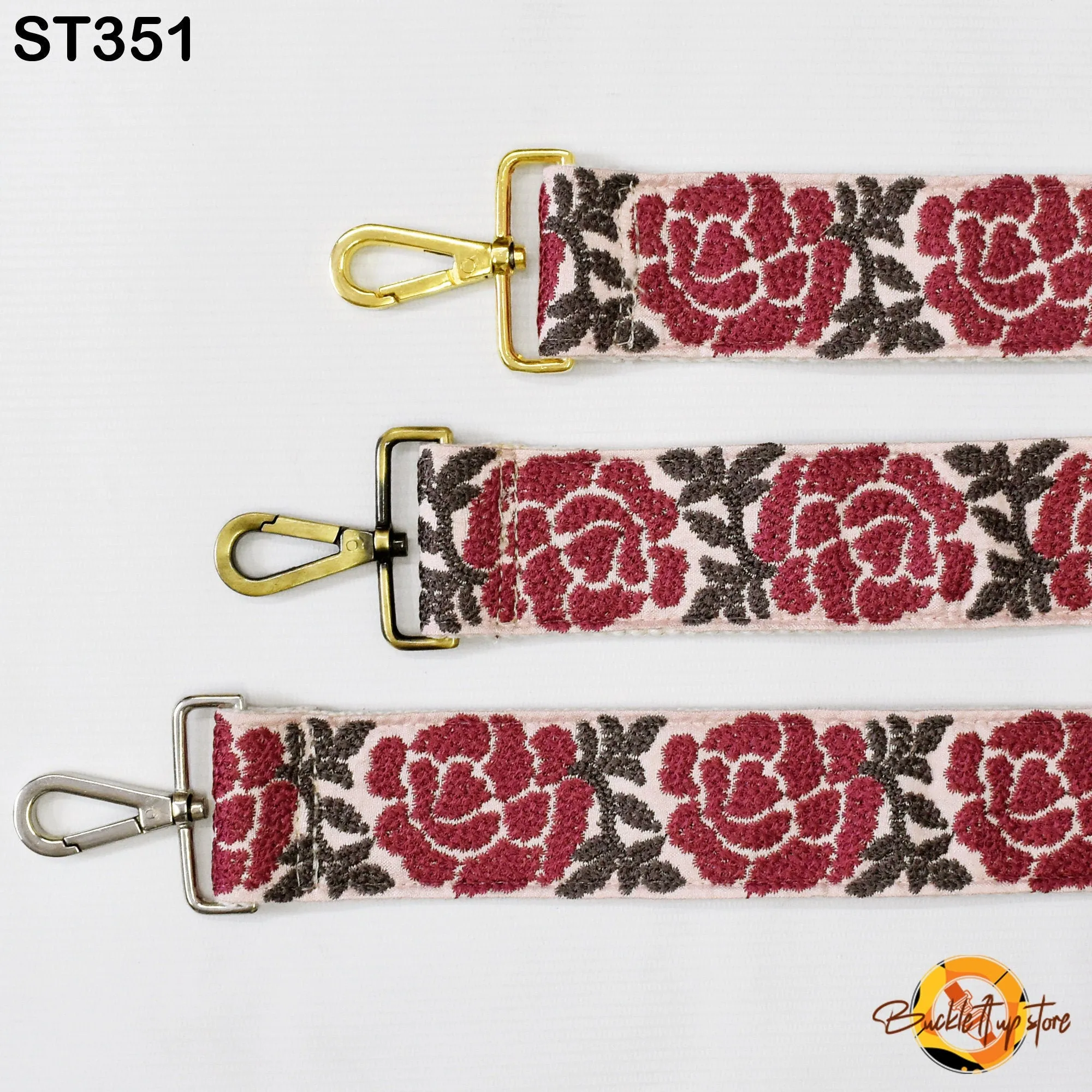 Floral Replacement Handbag Boho Bag Strap Embroidered Adjustable Embroidery Camera Strap Crossbody Strap Purses Guitar Strap Gift Daughter